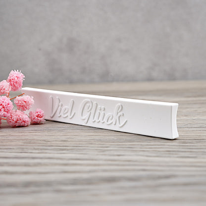 Klötzchen · Mini · "Viel Glück"