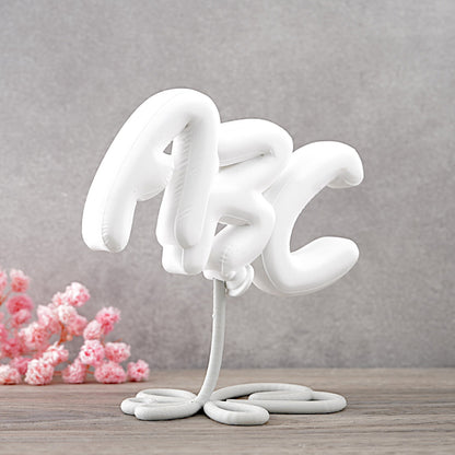 Balloonimal Schriftzug "ABC" [Silikon-Gießform]