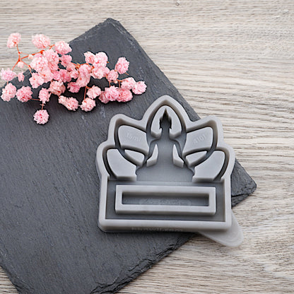Silikon Gießform Buddha Lotusblüte