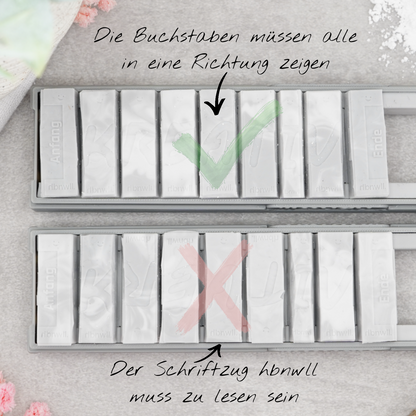 Letterino · Leerzeichen