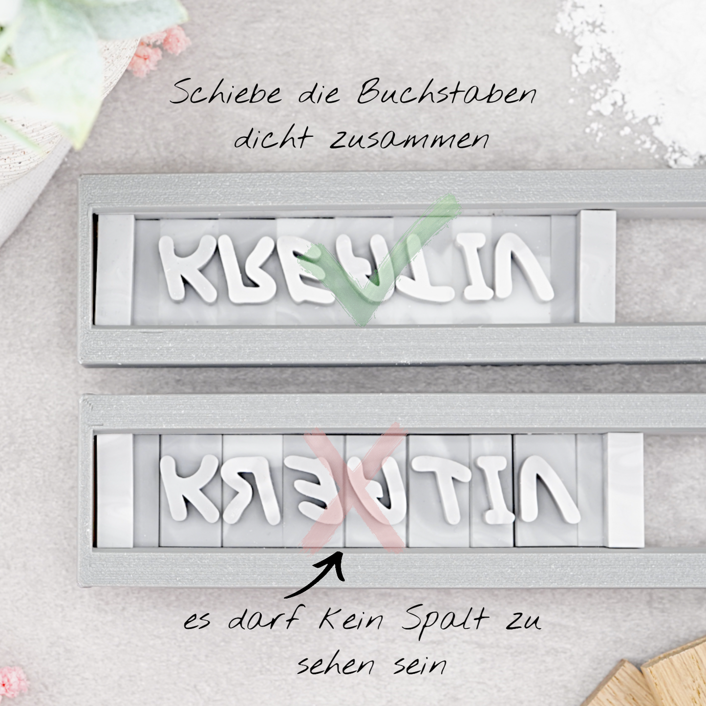 Letterino · Leerzeichen