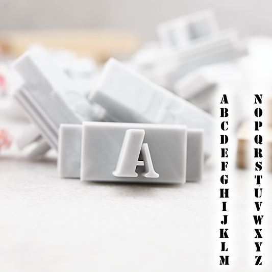 Letterino · Letter Einzeln · Typ A · Vertikal · A-Z