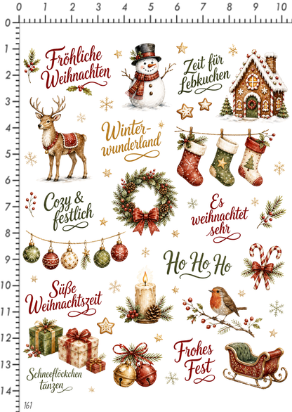 Rub On randlos •Winterwunderland•161•