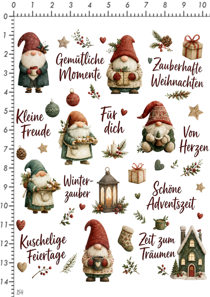 Rub On randlos •Wichtel Zeit• •154•