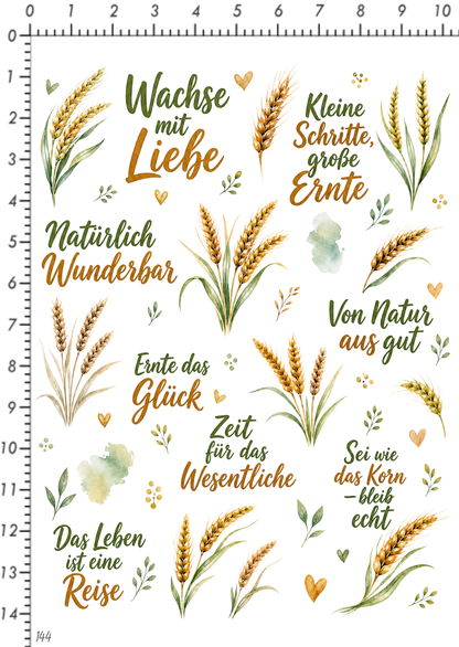 Rub On randlos •Ernte das Glück• •144•