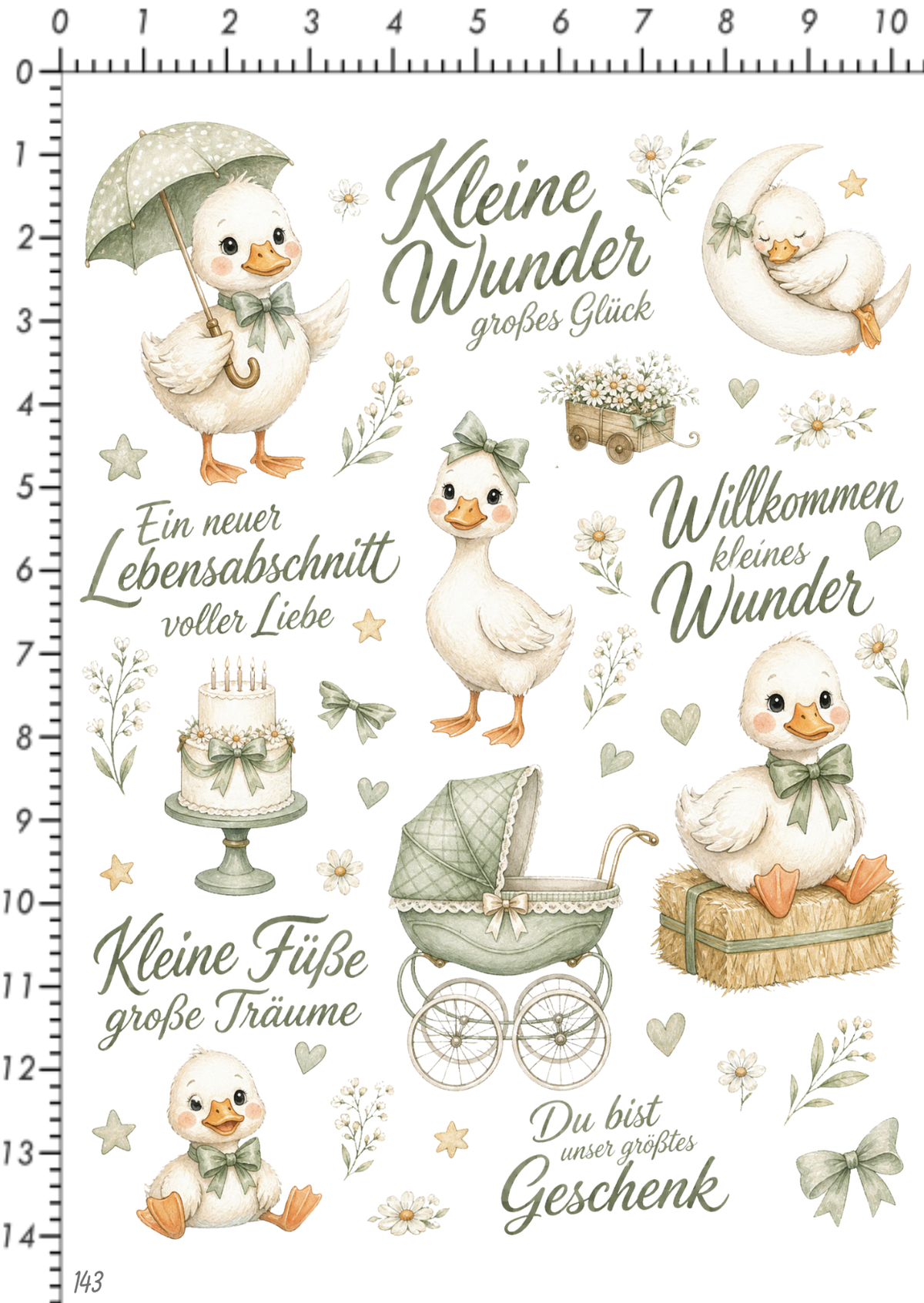 Rub On randlos •Kleines Wunder• •143•
