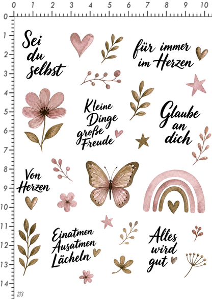 Rub On randlos •Glaube an dich• •133•