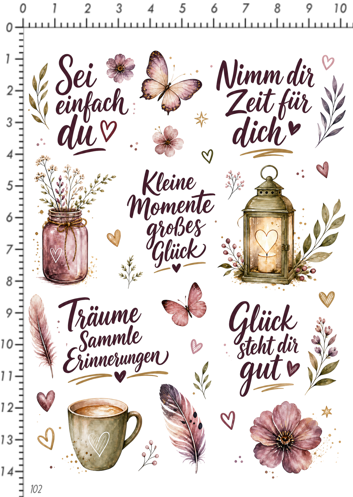 Rub On randlos •Sanfte Poesie• •102•