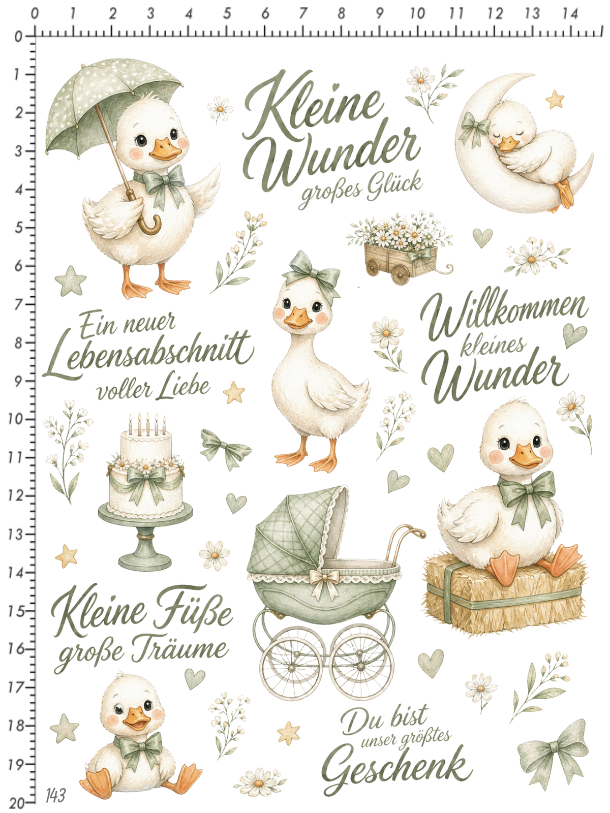 Rub On randlos •Kleines Wunder• •143•
