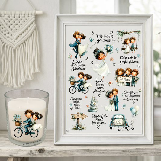 Rub On randlos •Hochzeit• •104•