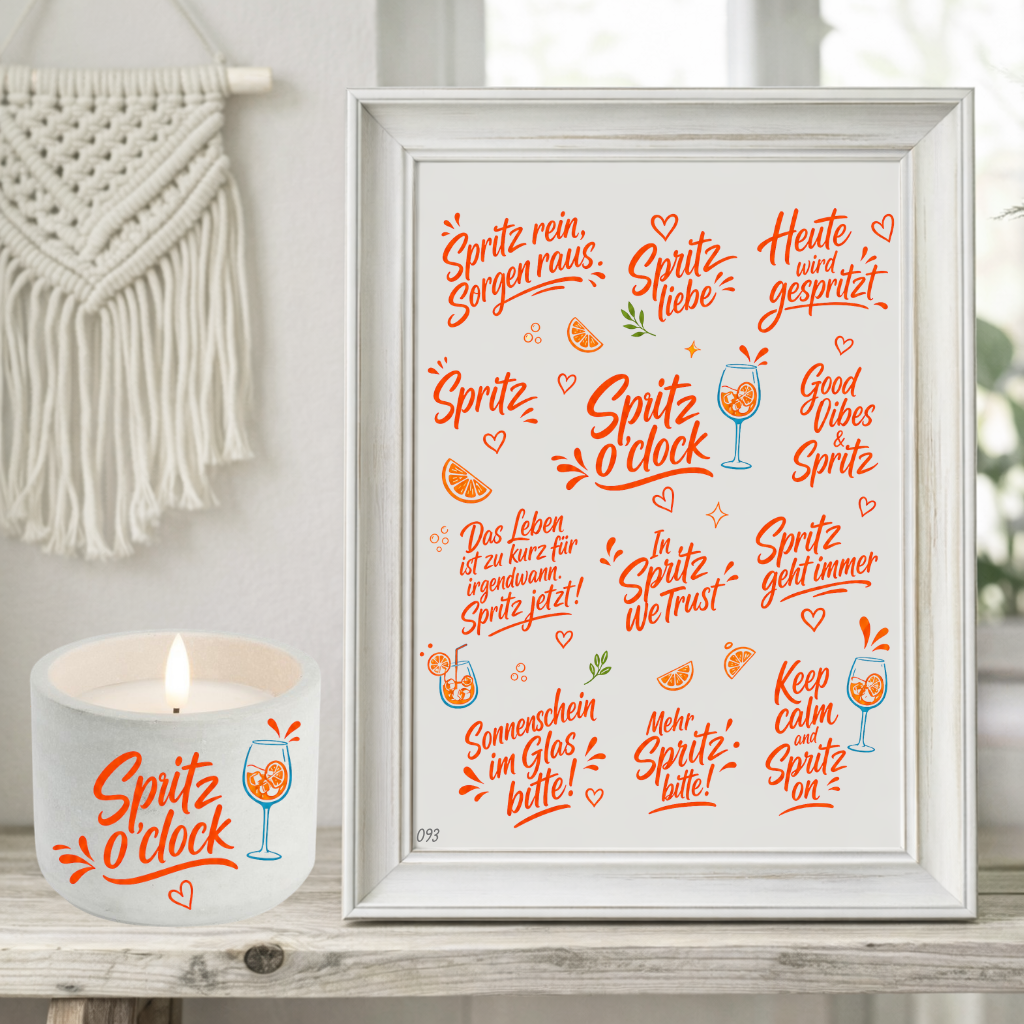 Rub On randlos •Spritz Schriftzüge• •093•