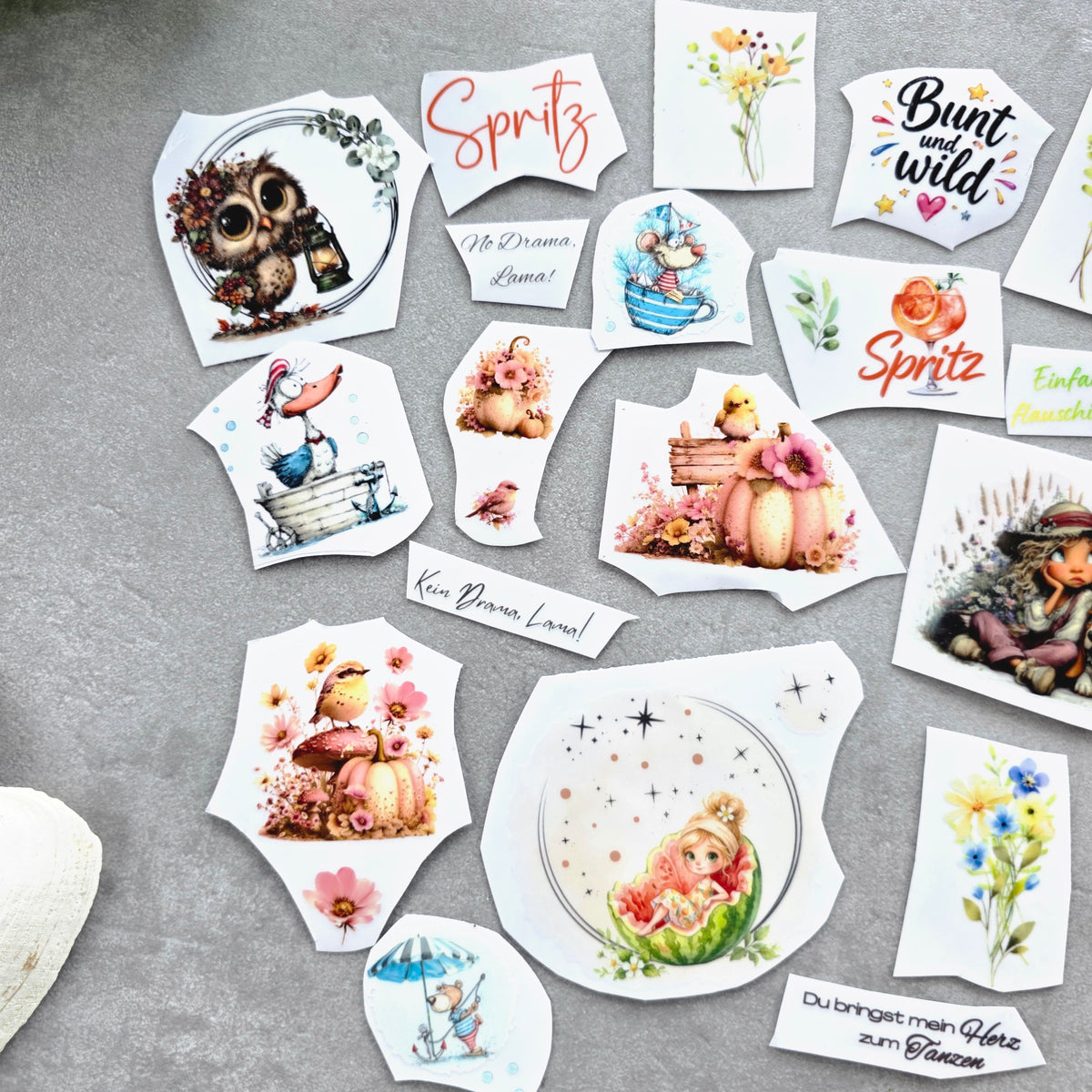 Rub-On Wundertüte Set 15 – ca. 21 Einzelmotive aus aktuellen Kollektionen (Limited Edition)