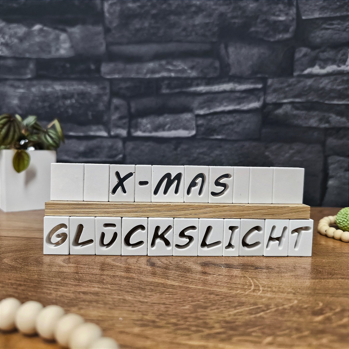 Silikon-Gießform "Buchstaben Board"